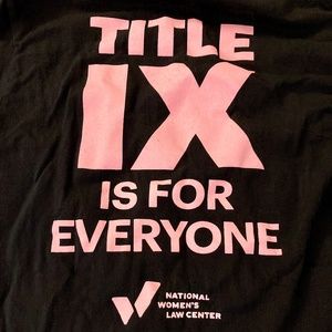 Title IX is for Everyone T-shirt (Trans Rights), Small